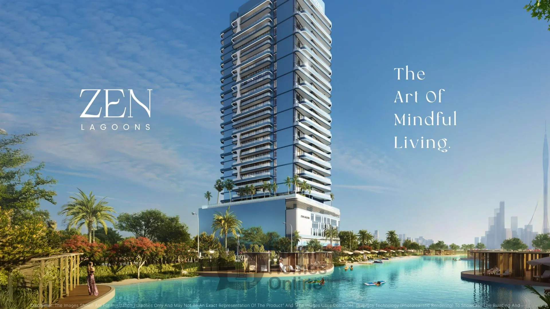 Zen Lagoons Apartments By Sanzen For Sale in Meydan Dubai