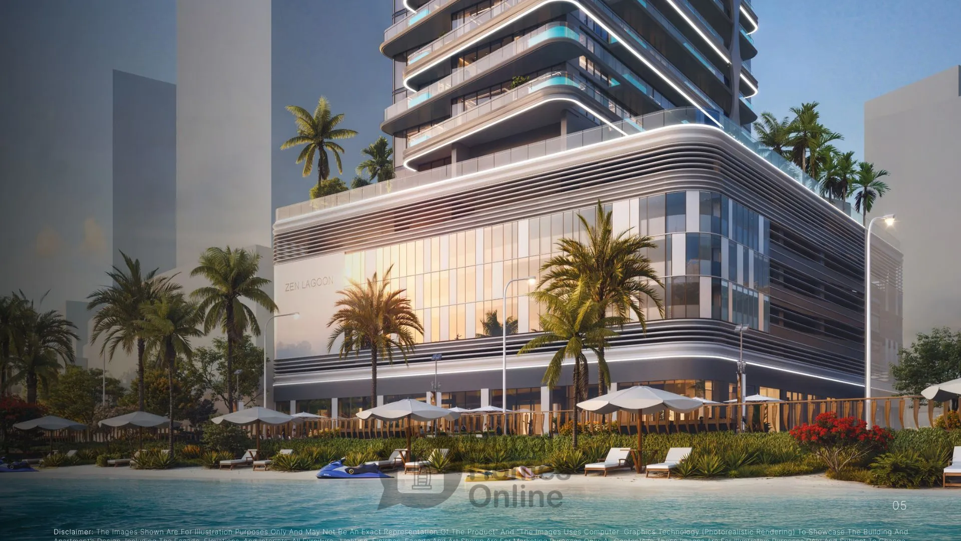 Zen Lagoons Apartments By Sanzen For Sale in Meydan Dubai
