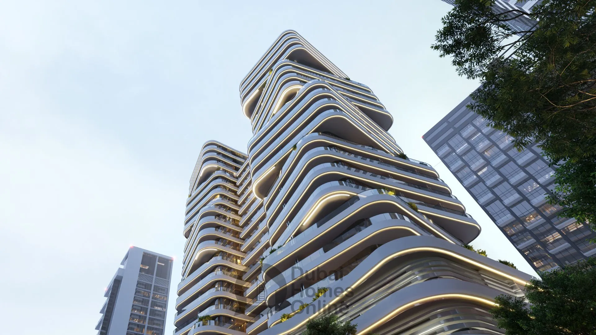 DG1 Living Apartments By Dar Al Arkan at Business Bay in Dubai