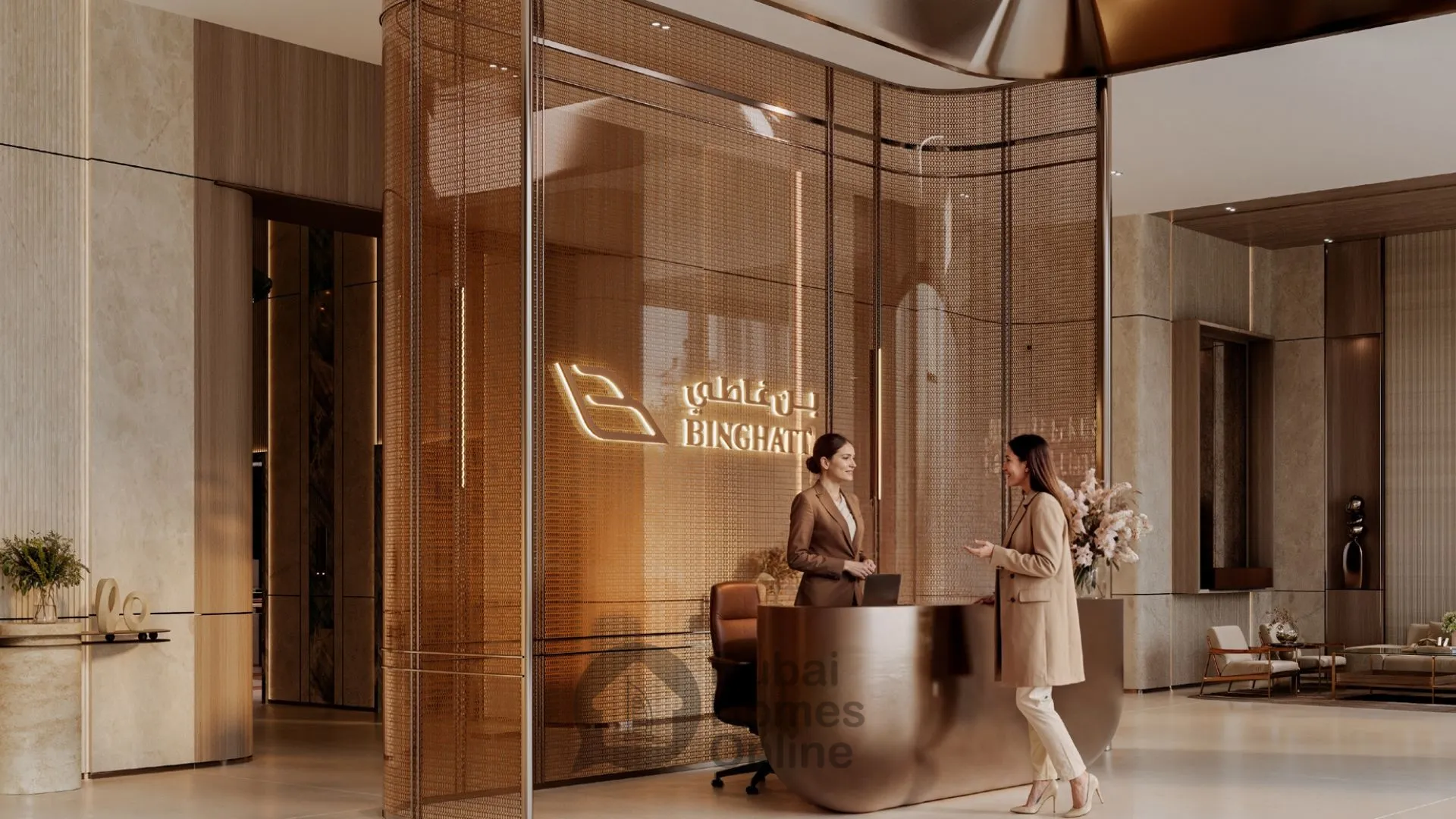 شقق بن غاطي لوكسوريا للبيع في مثلث قرية جميرا دبي