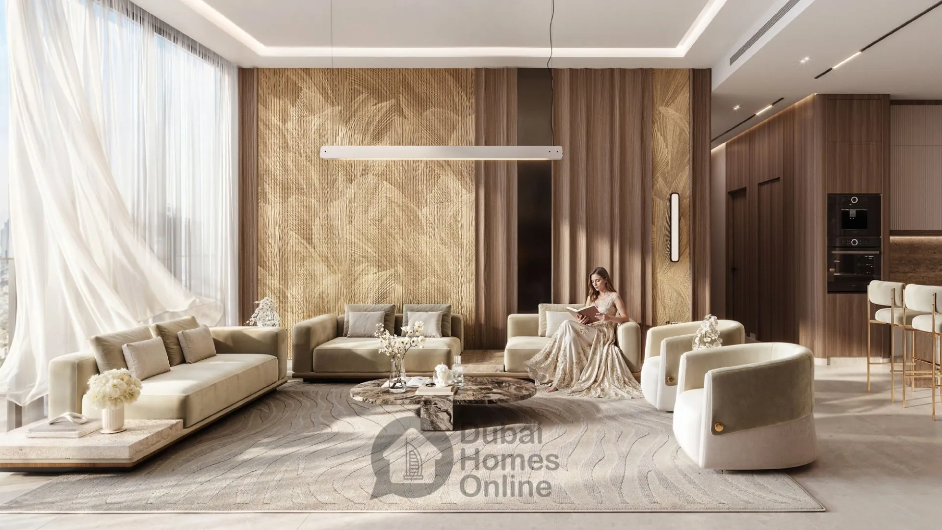 شقق بن غاطي لوكسوريا للبيع في مثلث قرية جميرا دبي