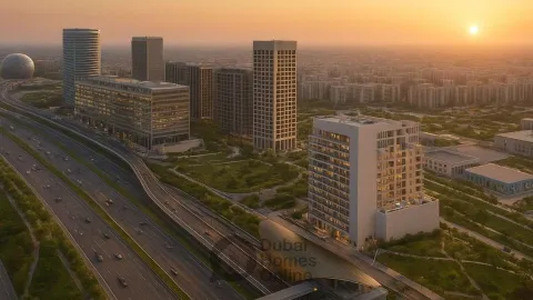 آپارتمان‌های متروپوینت برای فروش در مرکز جبل علی در دبی