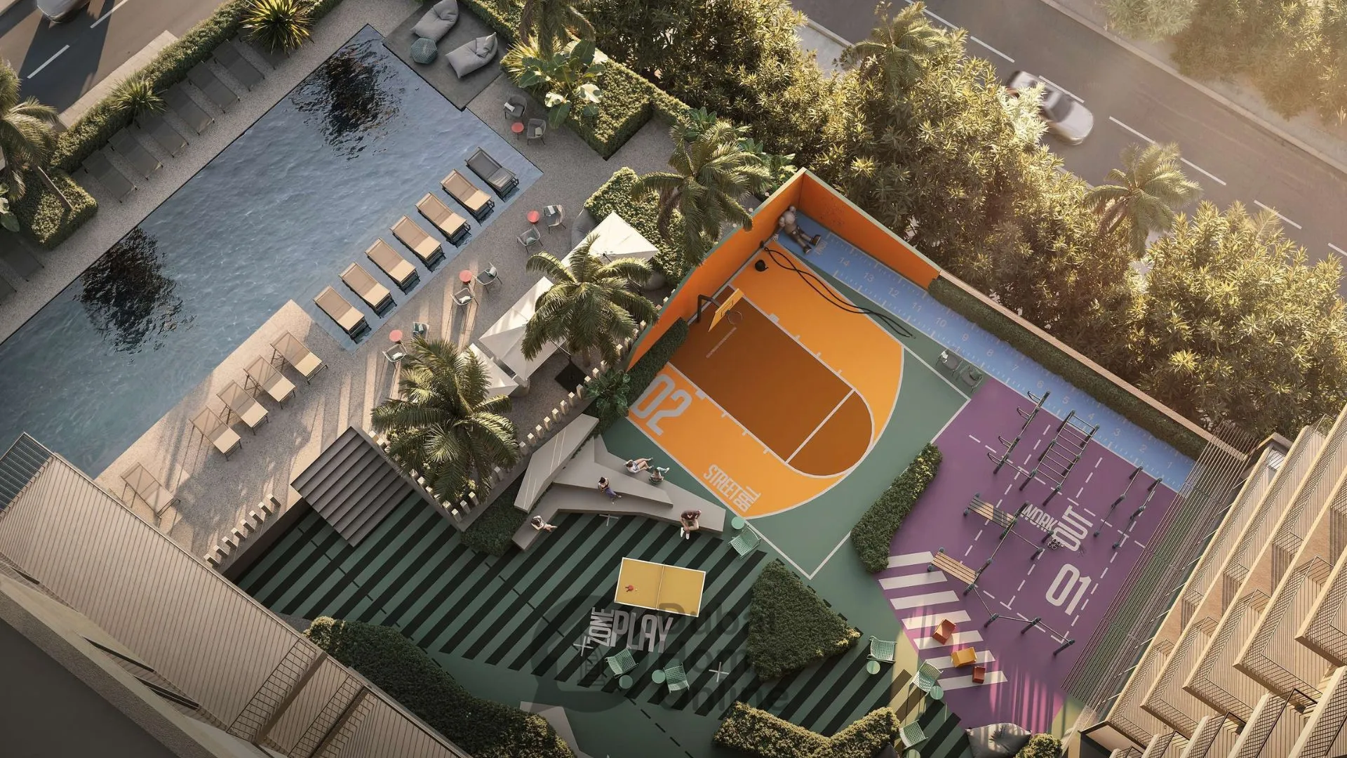 آپارتمان‌های متروپوینت برای فروش در مرکز جبل علی در دبی