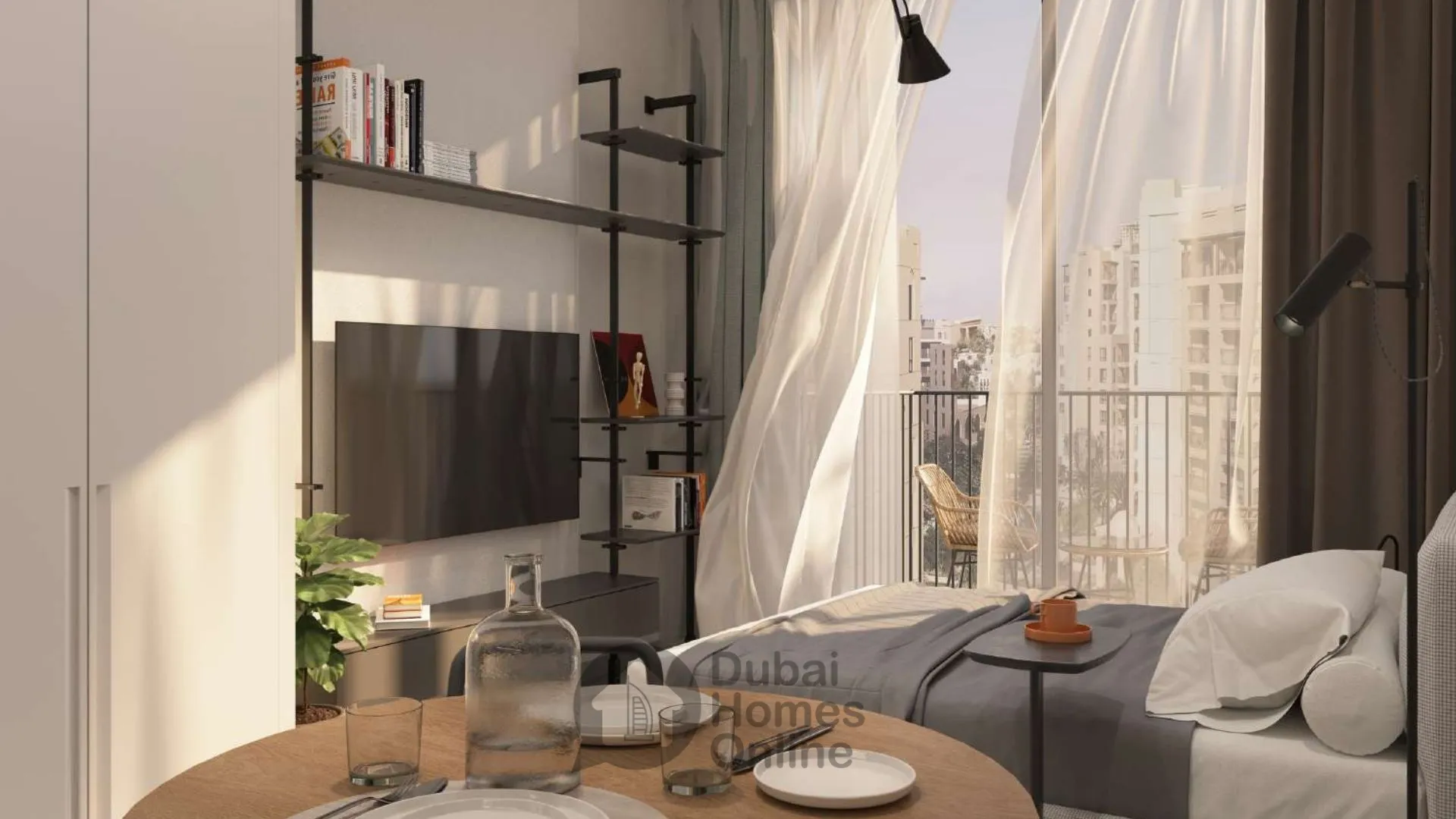 آپارتمان‌های متروپوینت برای فروش در مرکز جبل علی در دبی