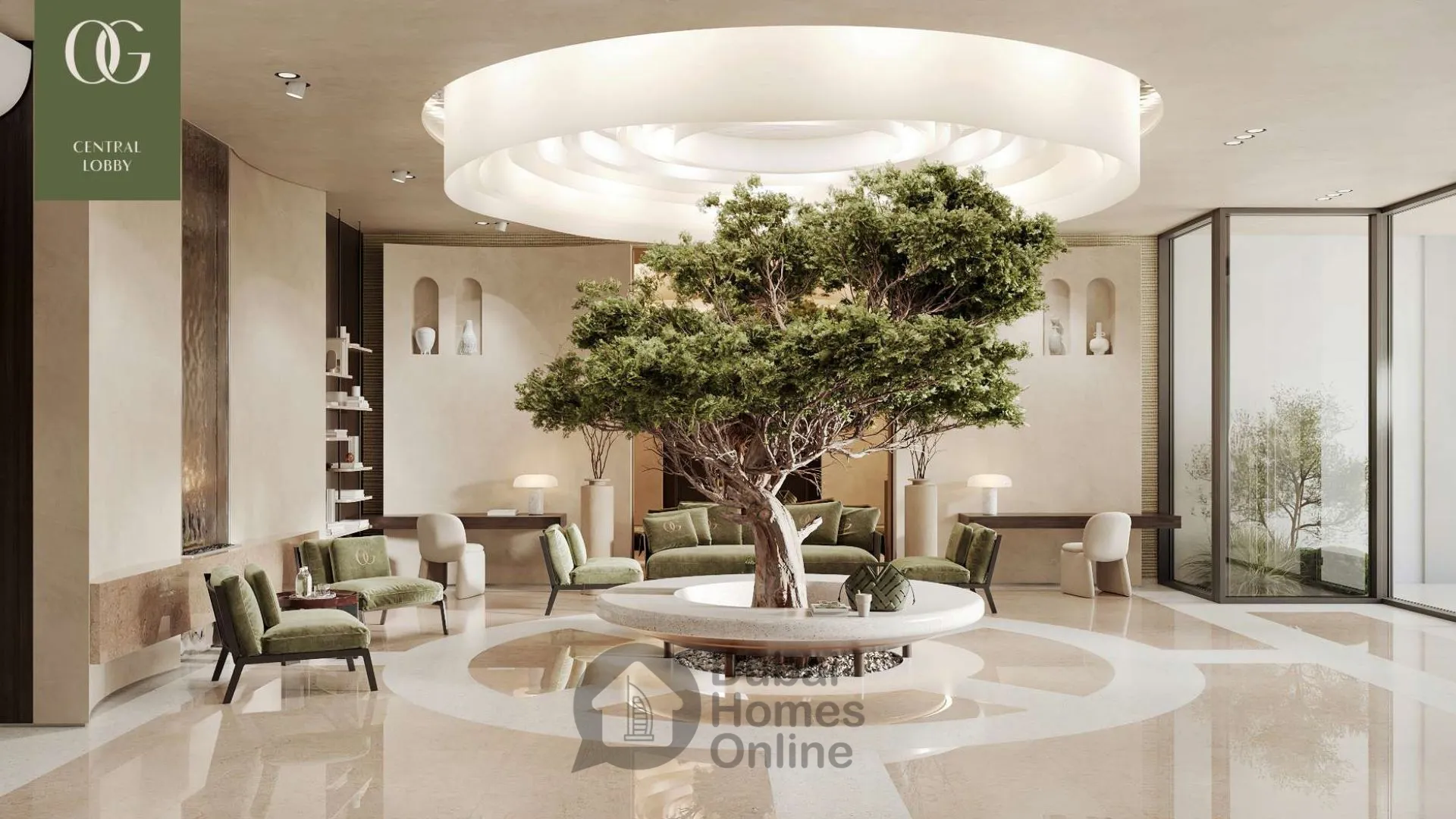 خرید خانه در پروژه اولیویا گاردنز رزیدنس در جمیرا گاردن سیتی دبی