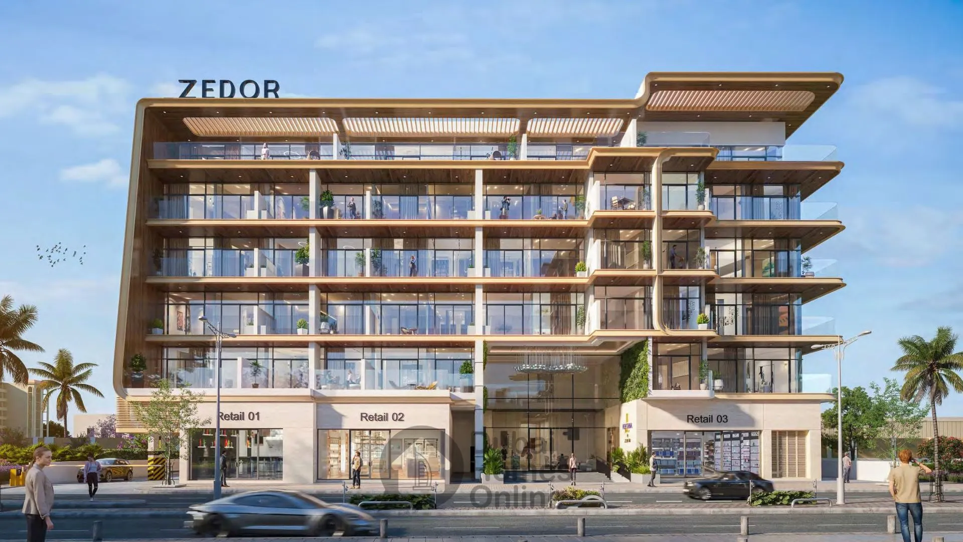 شقق فينتانا ريزيدنسز من زيدور للبيع في مدينة دبي العالمية