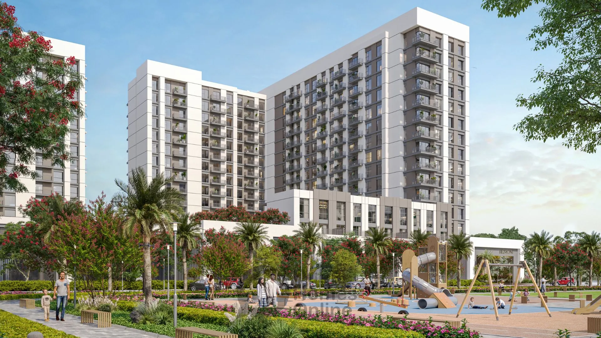 Belmont Apartments By Nshama For Sale in Town Square Dubai