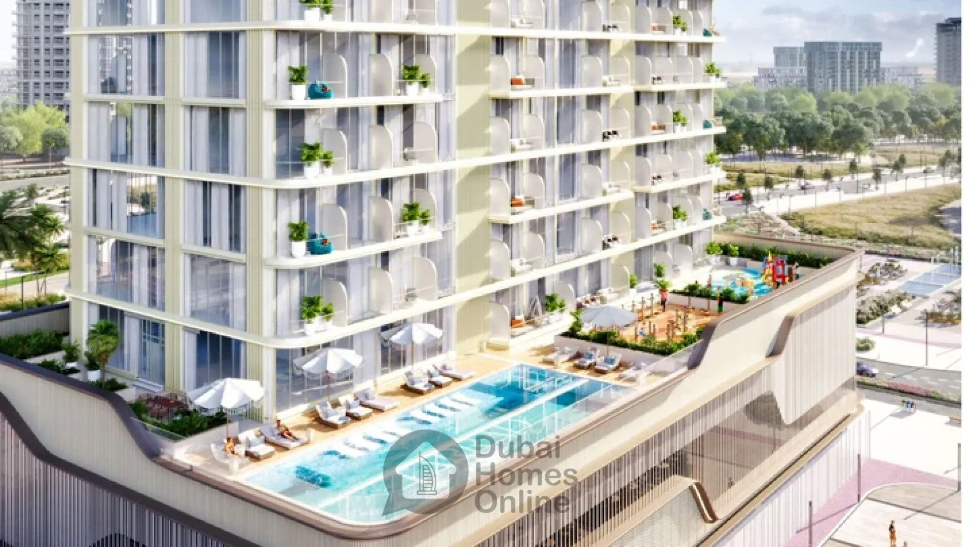 Celesto 3 Apartments By Tarrad For Sale at Dubai Land Residence Complex