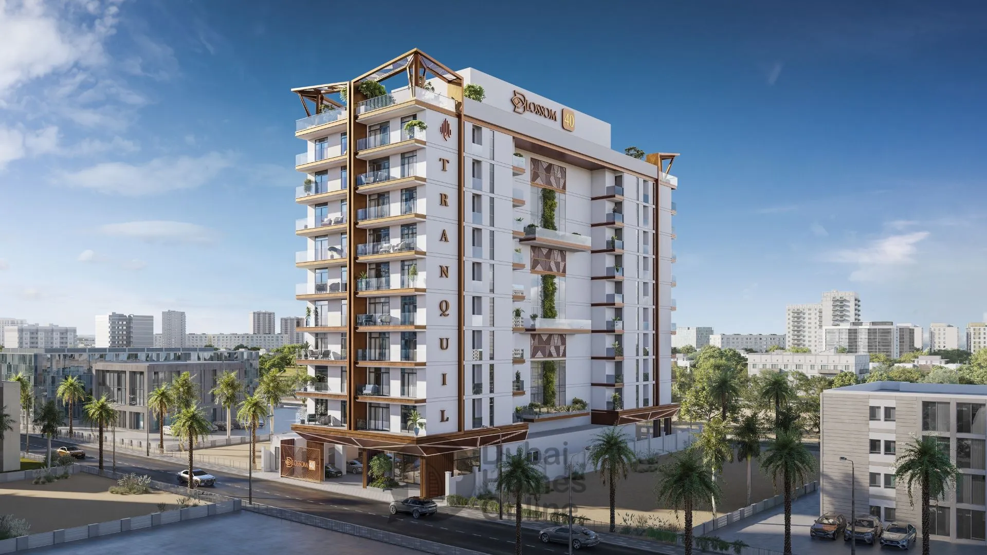 Blossom 40 Apartments by Tranquil Infra at Majan Dubai