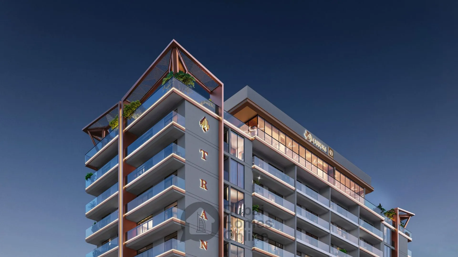 Blossom 40 Apartments by Tranquil Infra at Majan Dubai