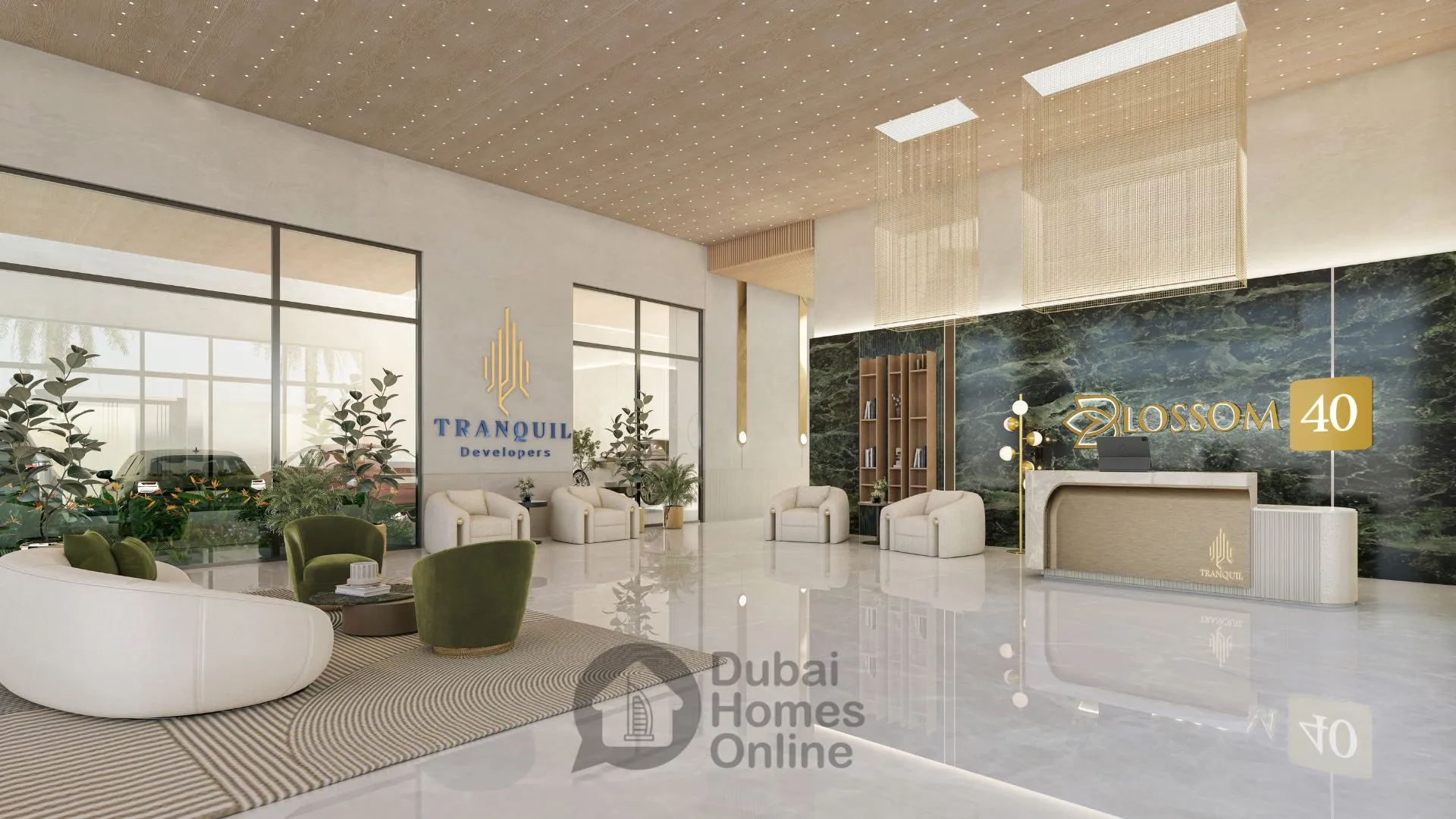 Blossom 40 Apartments by Tranquil Infra at Majan Dubai
