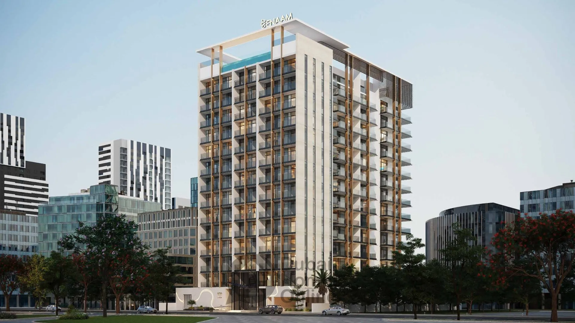 Azra Residence By Enaam in Dubai Land Residence Complex