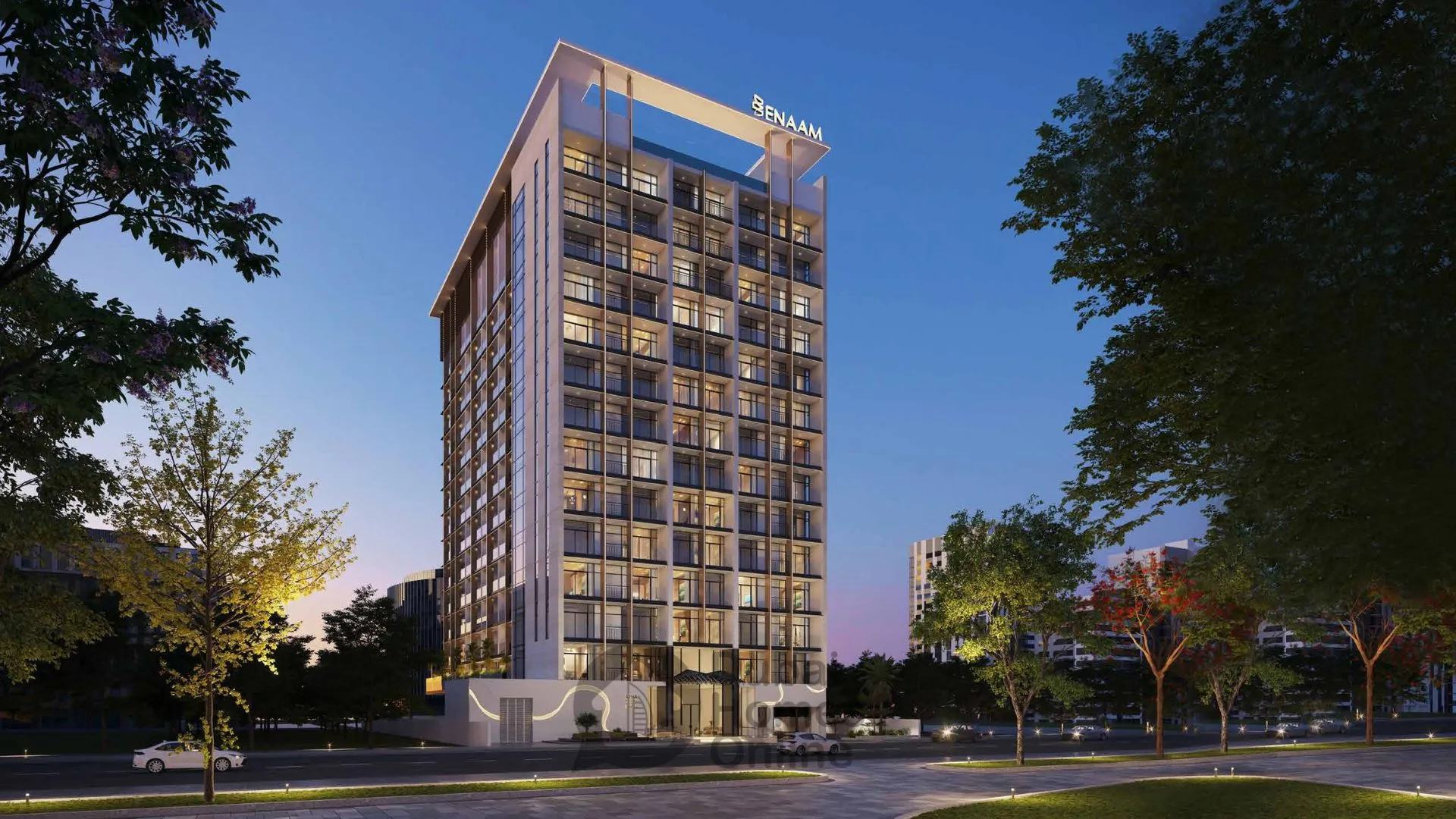 Azra Residence By Enaam in Dubai Land Residence Complex