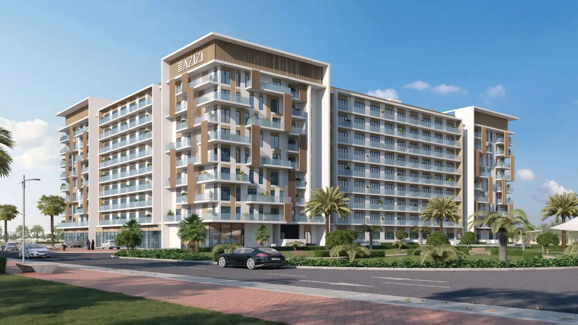 Vollständig fertiggestelltes Studio zum Verkauf in Beach Oasis 2 von Azizi in Dubai Studio City