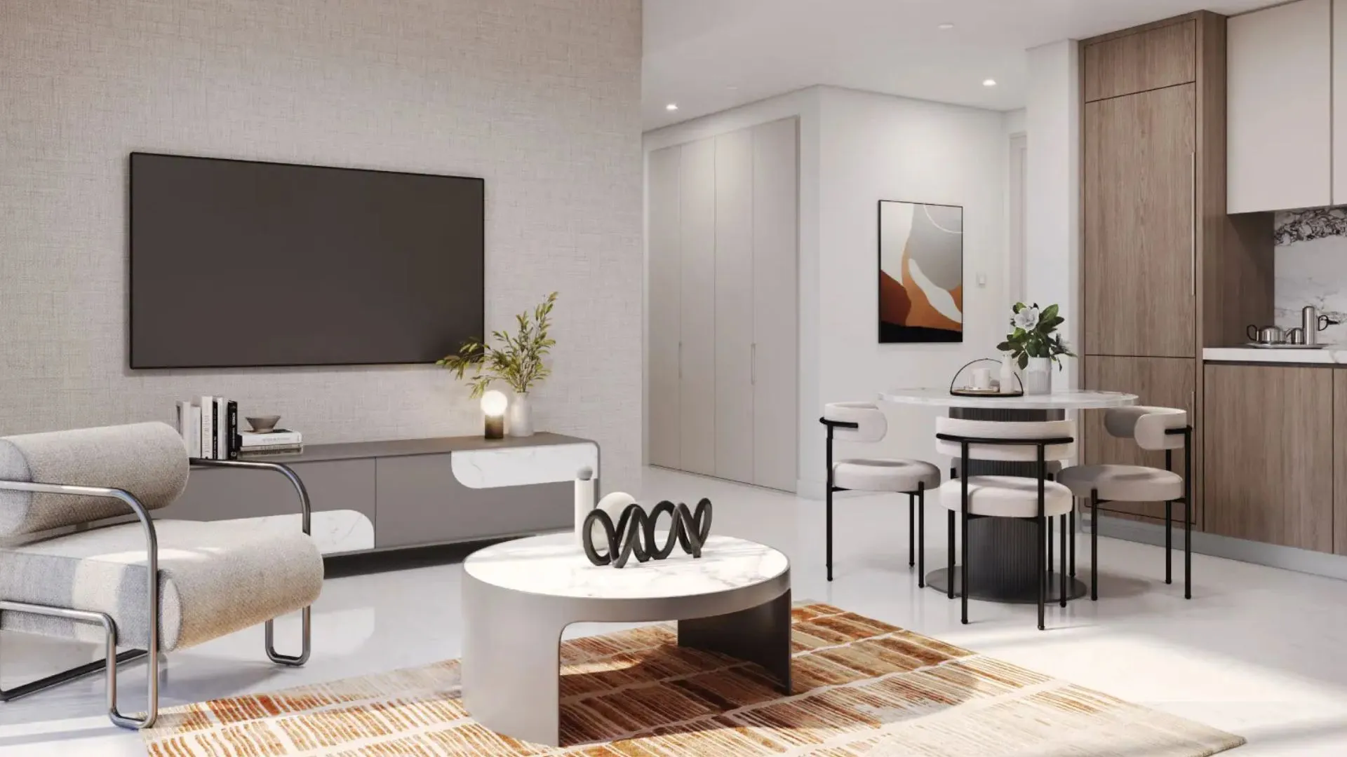 Vollständig fertiggestelltes Studio zum Verkauf in Beach Oasis 2 von Azizi in Dubai Studio City