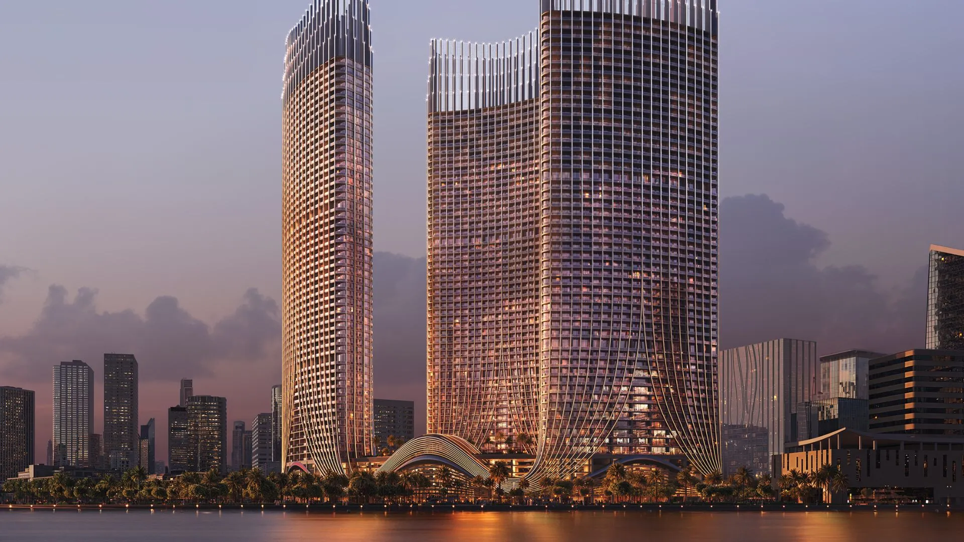 Exklusives Studio zum Verkauf im Binghatti Skyrise B, Business Bay – Blick auf den Kanal & Burj Khalifa