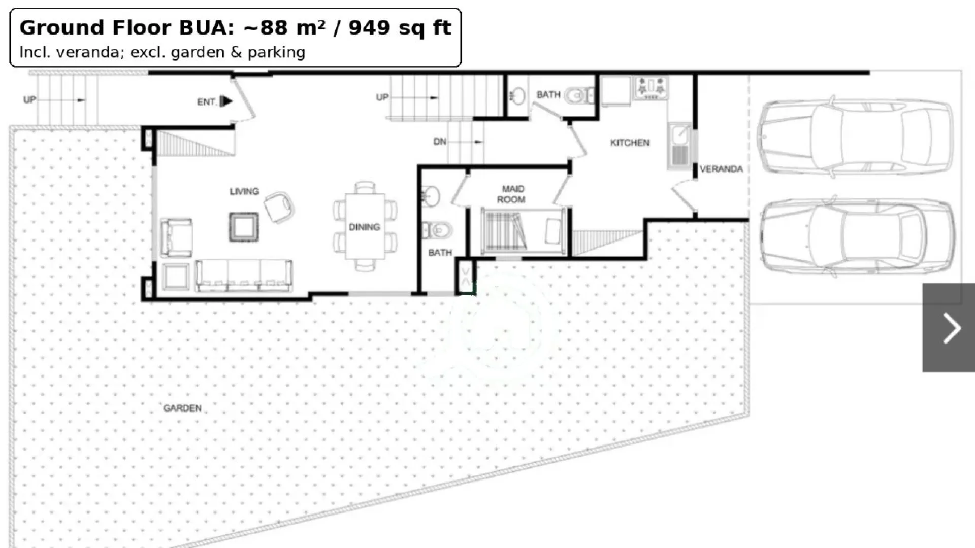 Exklusive 3-Zimmer-Eckvilla mit privatem Garten zum Verkauf in Oasis Villas, JVC