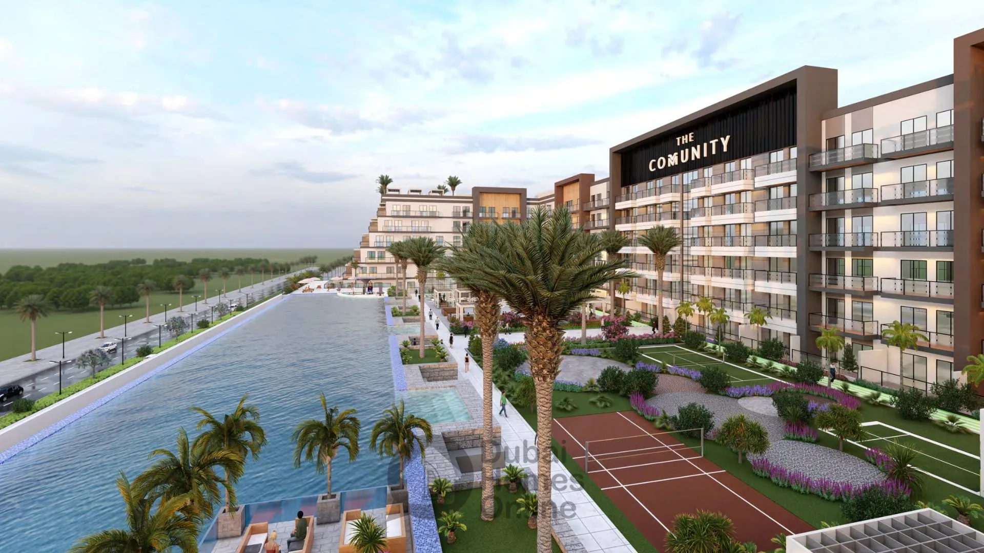 The Community Motor City By Aqua Properties at Dubai Motor City
