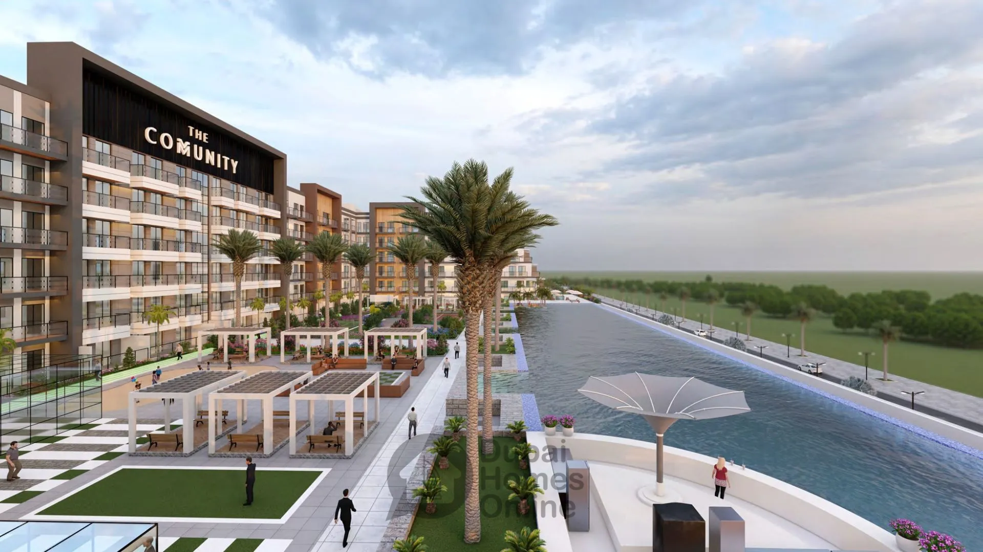 The Community Motor City By Aqua Properties at Dubai Motor City