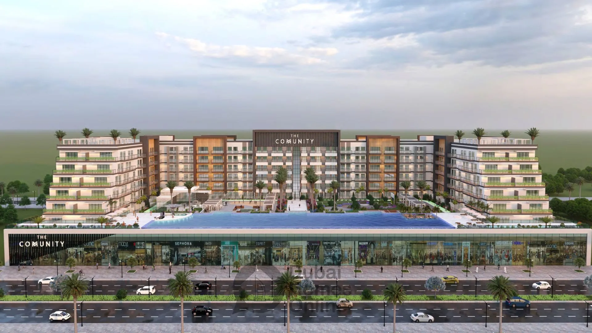 The Community Motor City By Aqua Properties at Dubai Motor City