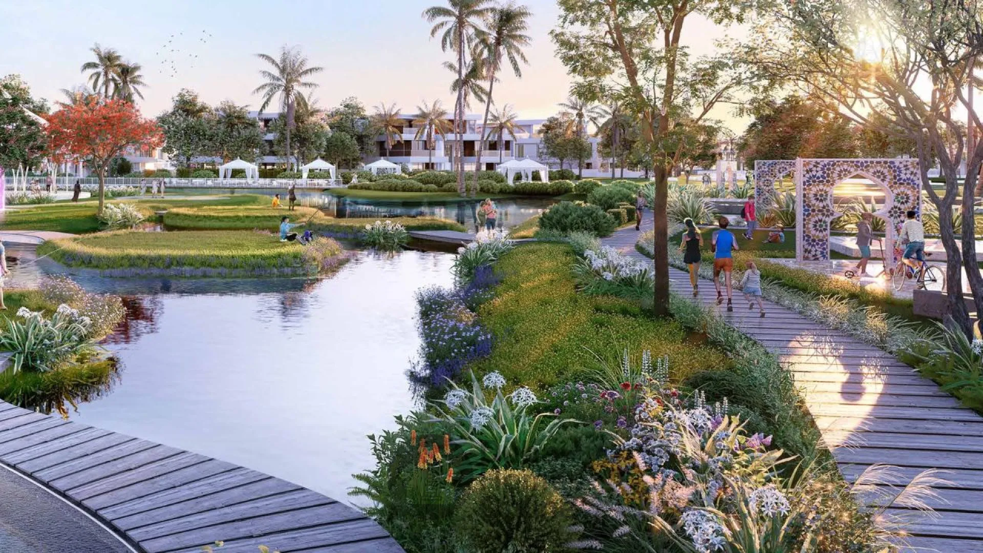 پروژه ویلائی موروکو املاک و مستغلات داماک در منطقه داماک لاگونز دبی