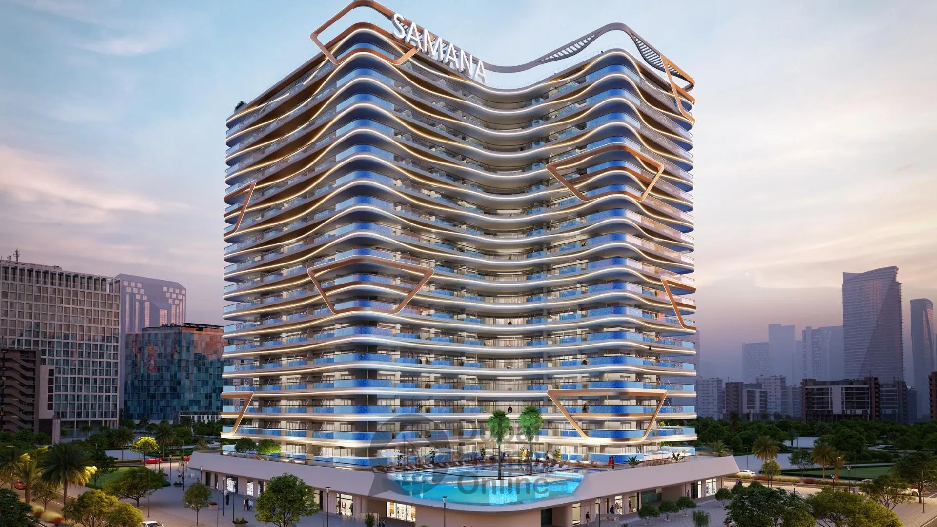Samana Skyros Apartments for sale By Samana Developers at Arjan in Dubai