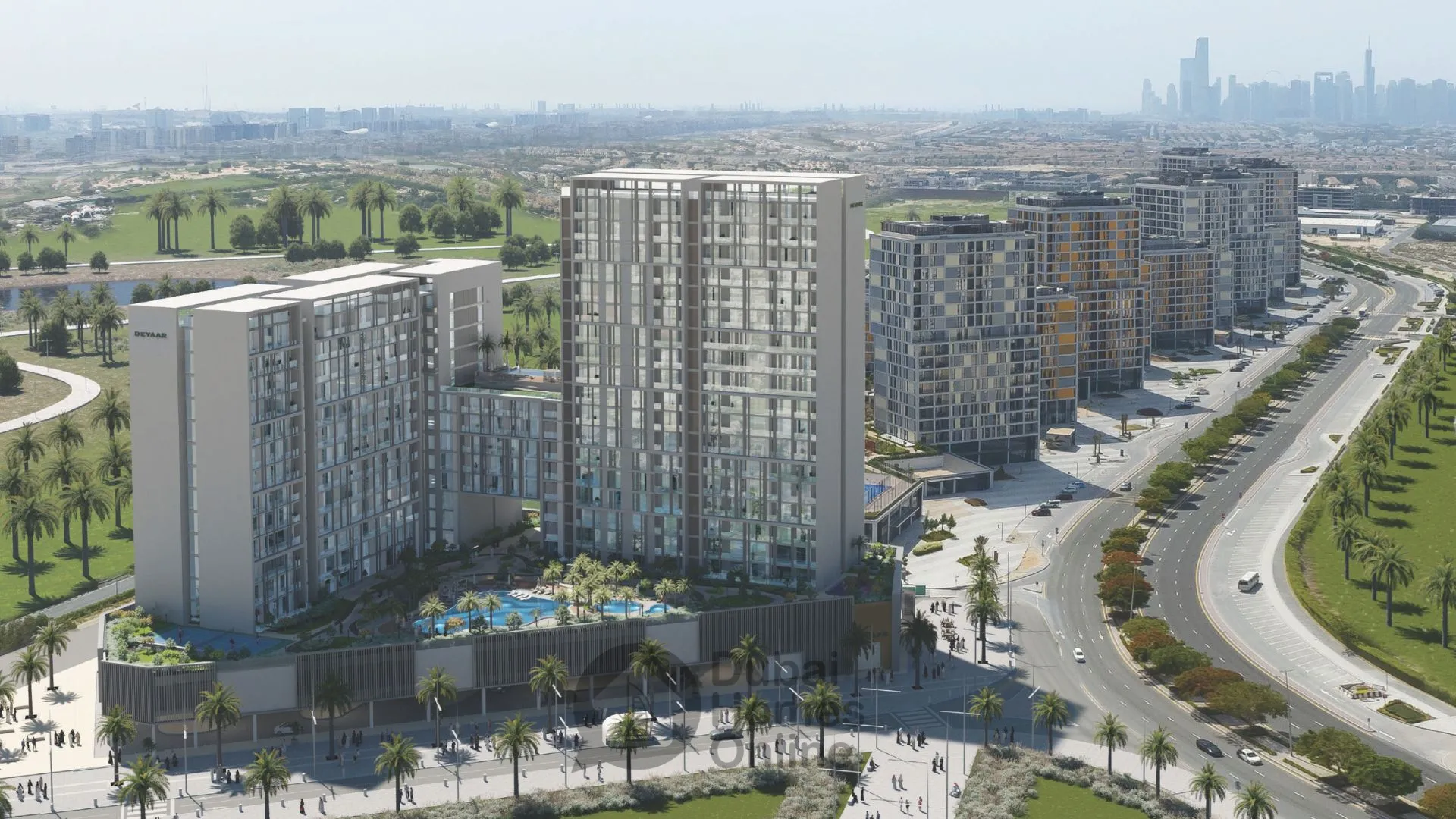 مشروع شقق جنات للبيع من ديار في ميدتاون في مدينة دبي للإنتاج