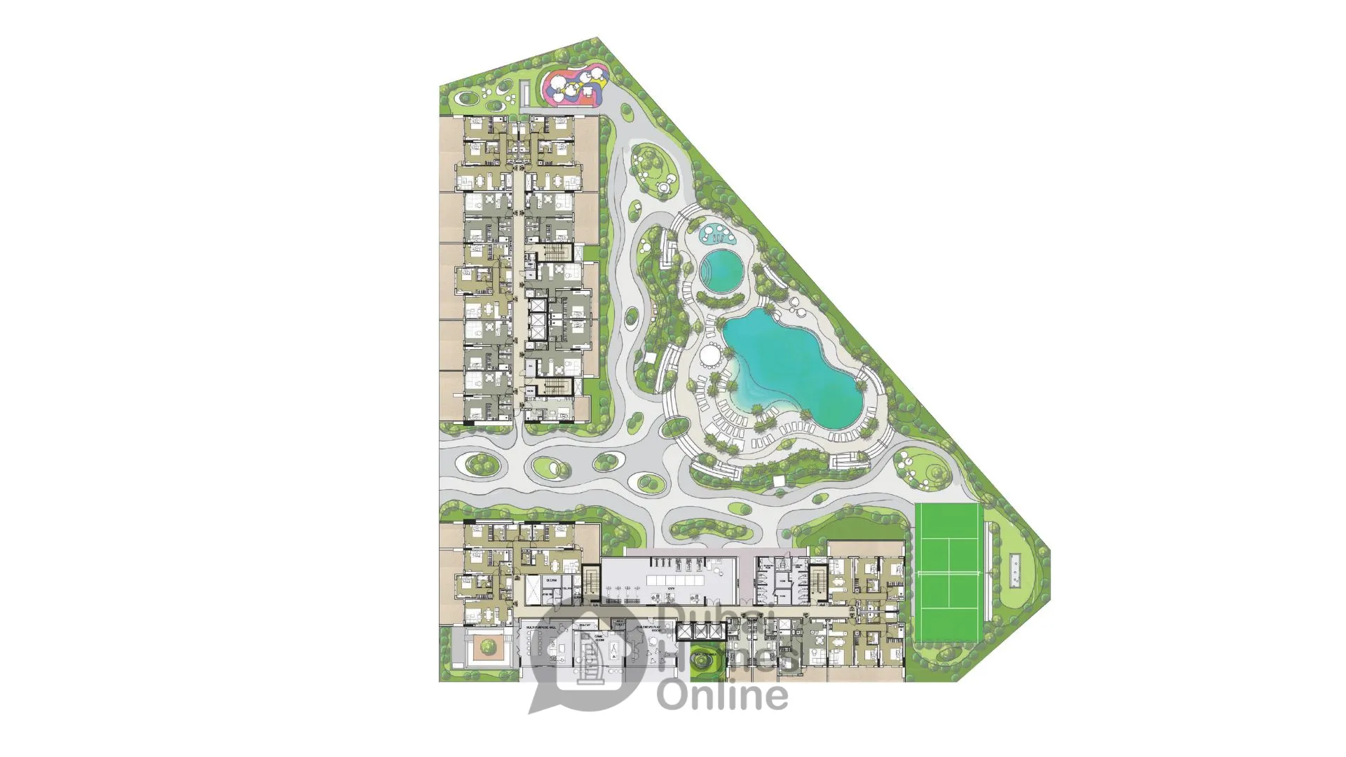 مشروع شقق جنات للبيع من ديار في ميدتاون في مدينة دبي للإنتاج