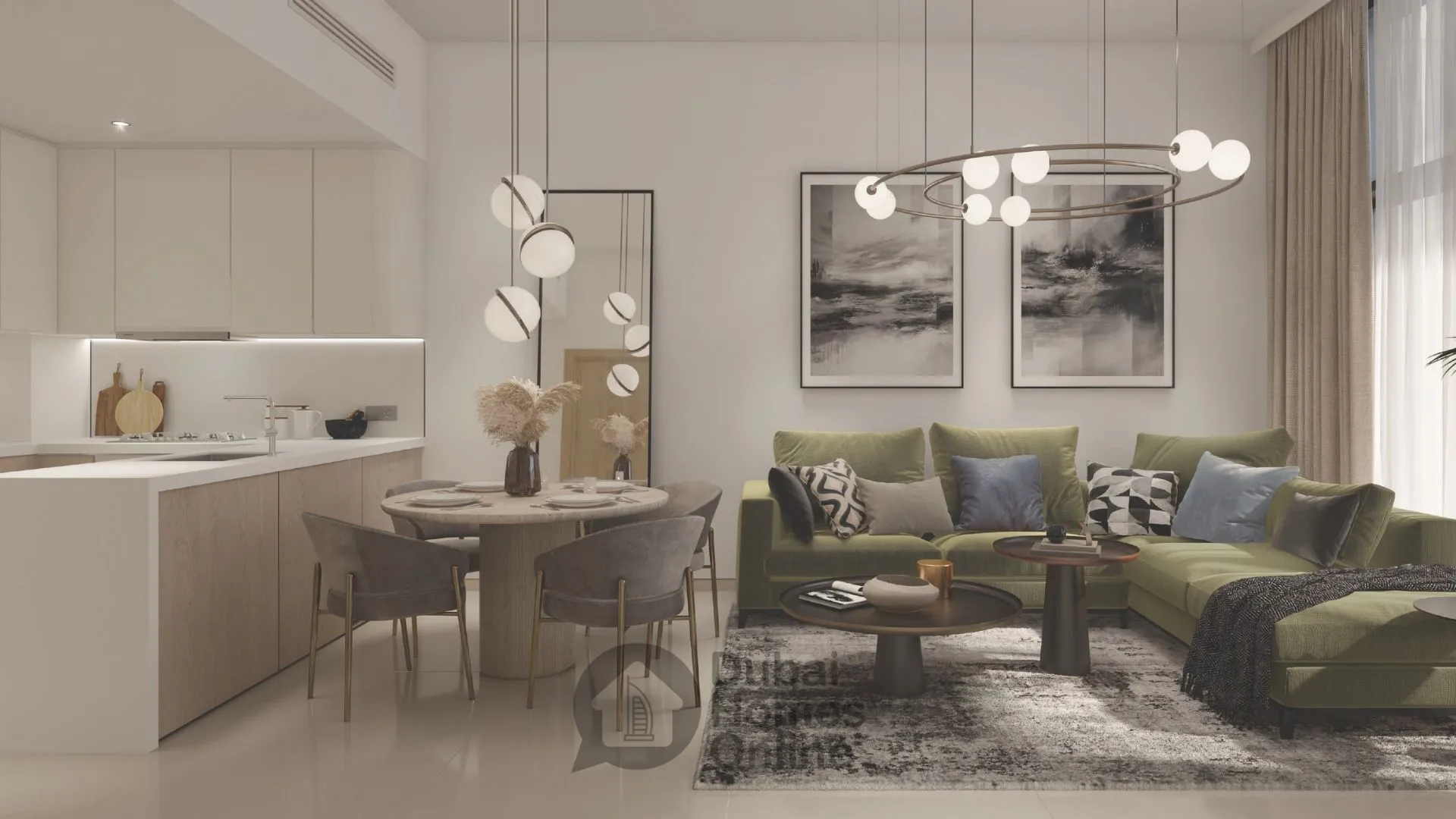 مشروع شقق جنات للبيع من ديار في ميدتاون في مدينة دبي للإنتاج