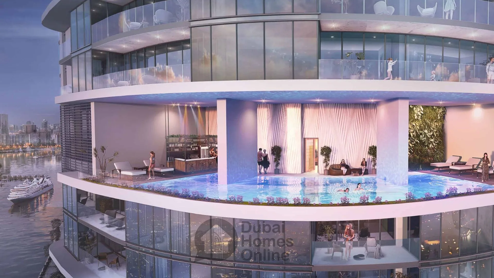 Damac Harbour Lights Apartments By Damac at Dubai Maritime City