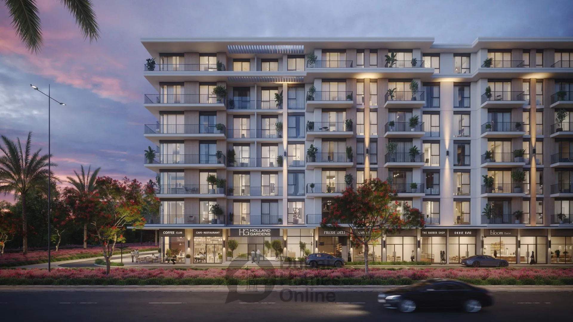 مشروع شقق نشاما هولاند جاردنز للبيع من نشاما في تاون سكوير دبي