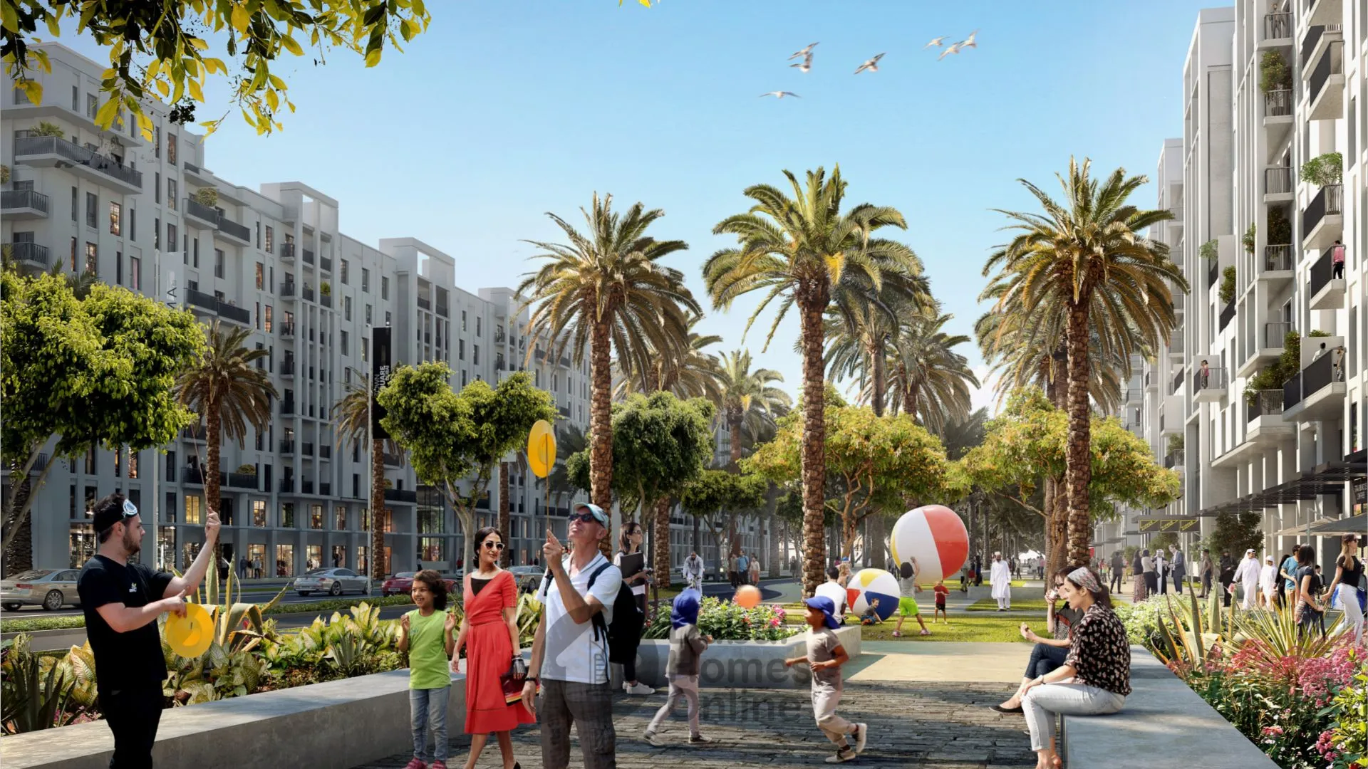 مشروع شقق نشاما هولاند جاردنز للبيع من نشاما في تاون سكوير دبي