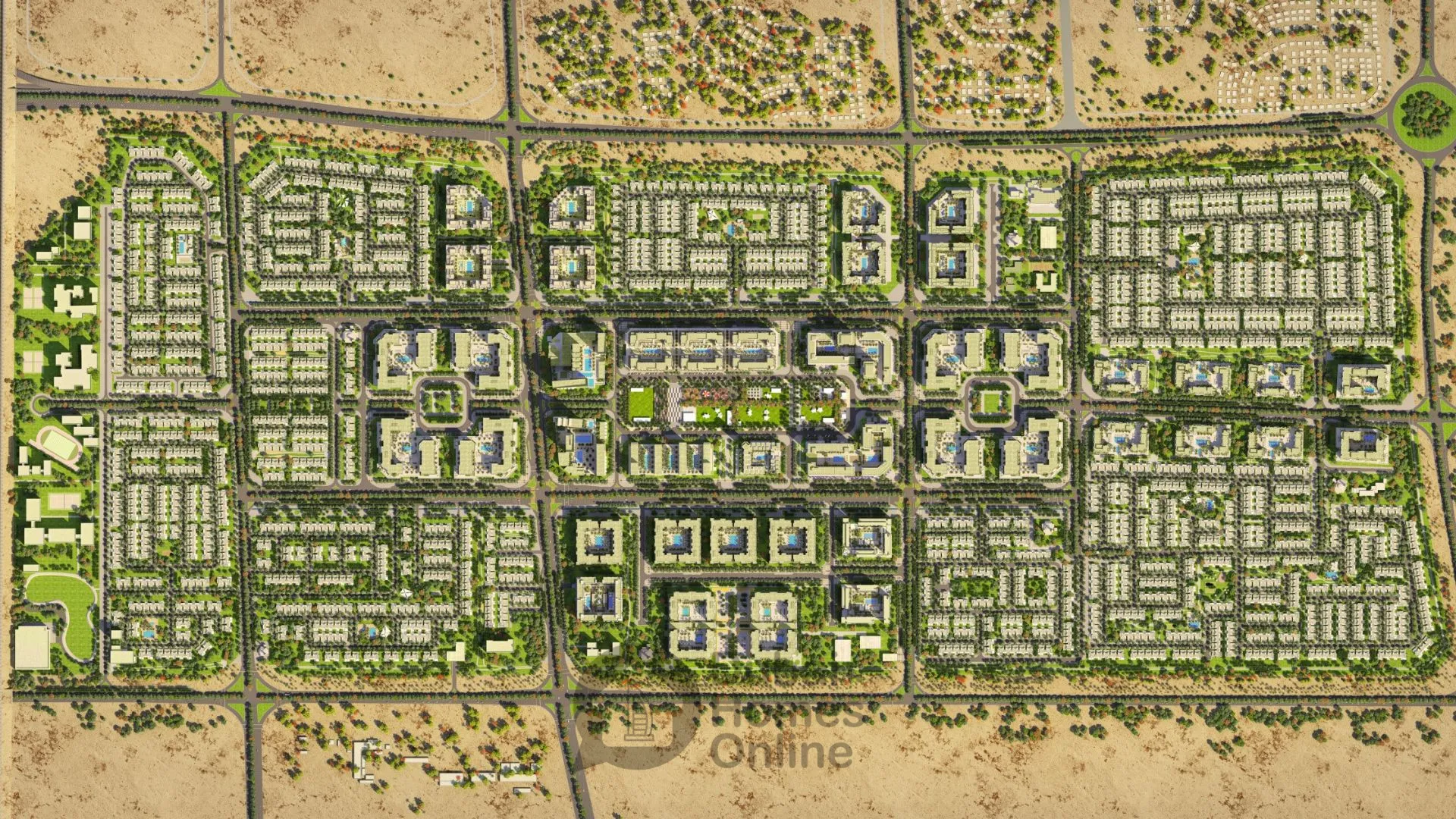مشروع شقق نشاما هولاند جاردنز للبيع من نشاما في تاون سكوير دبي