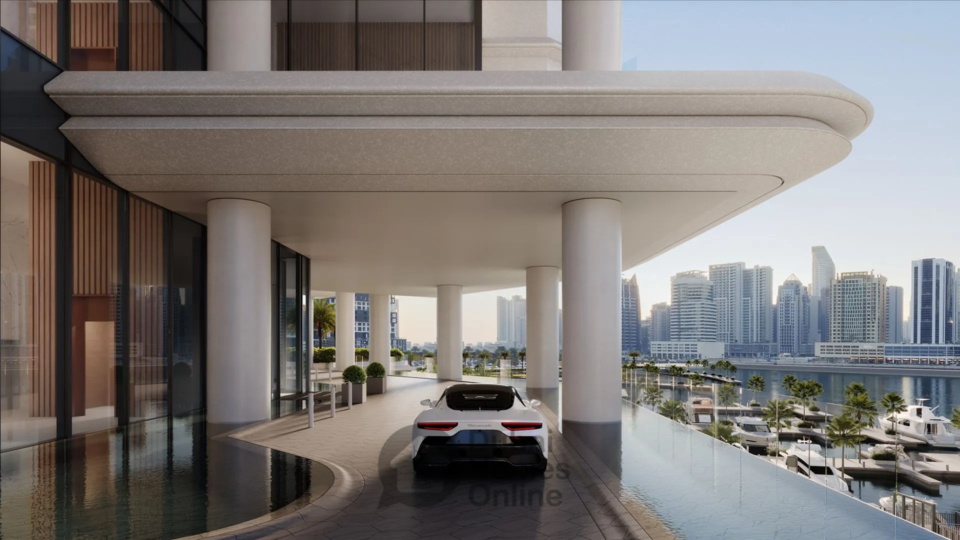 مشروع شقق فيلا للبيع من أمنيات في الخليج التجاري في دبي