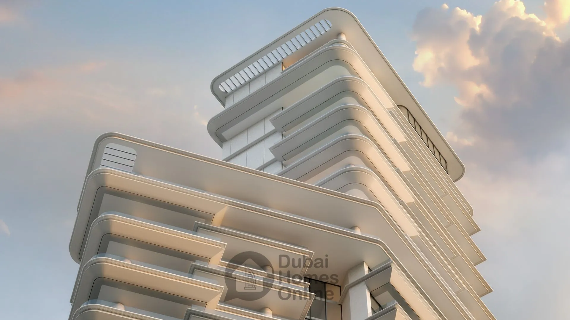 مشروع شقق فيلا للبيع من أمنيات في الخليج التجاري في دبي