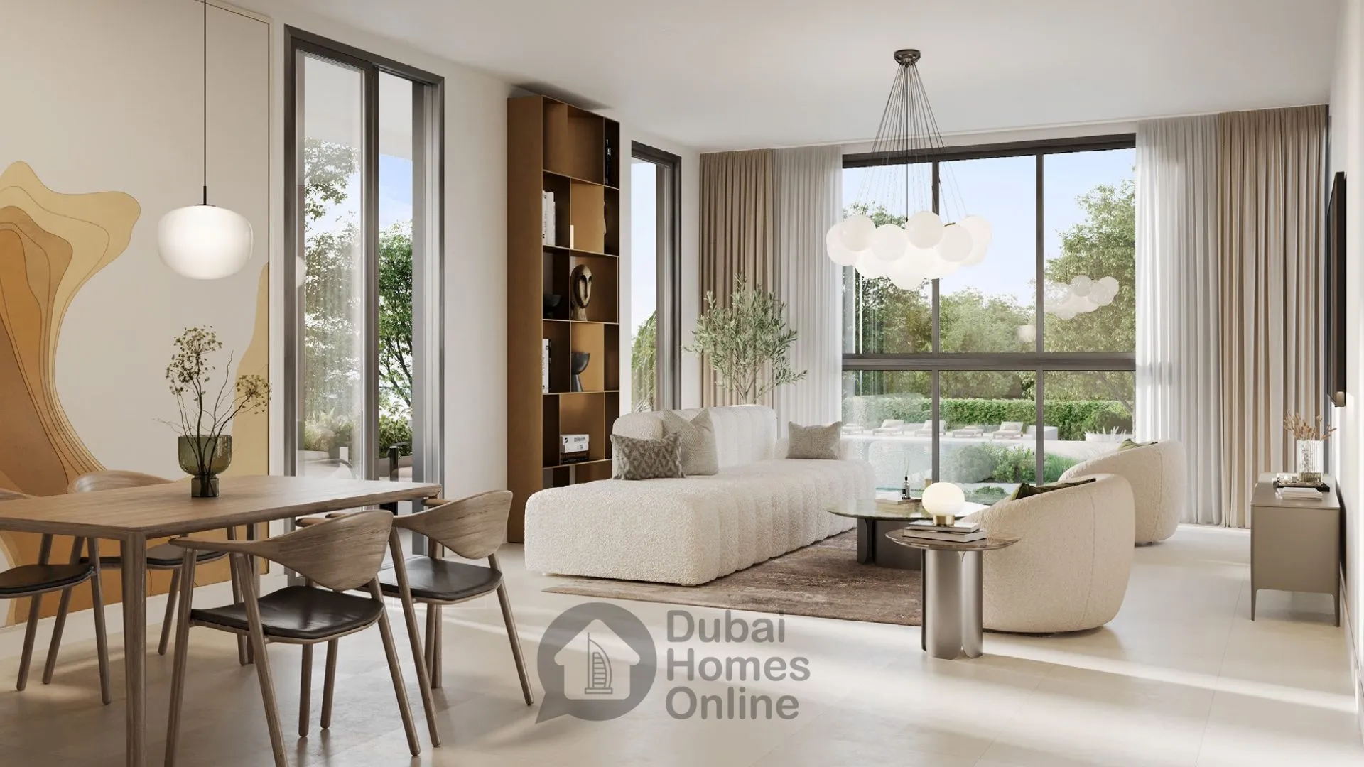 خرید خانه در پروژه مسکونی آپارتمان های تیرازو ترف هلدینگ در منطقه جی وی سی دبی