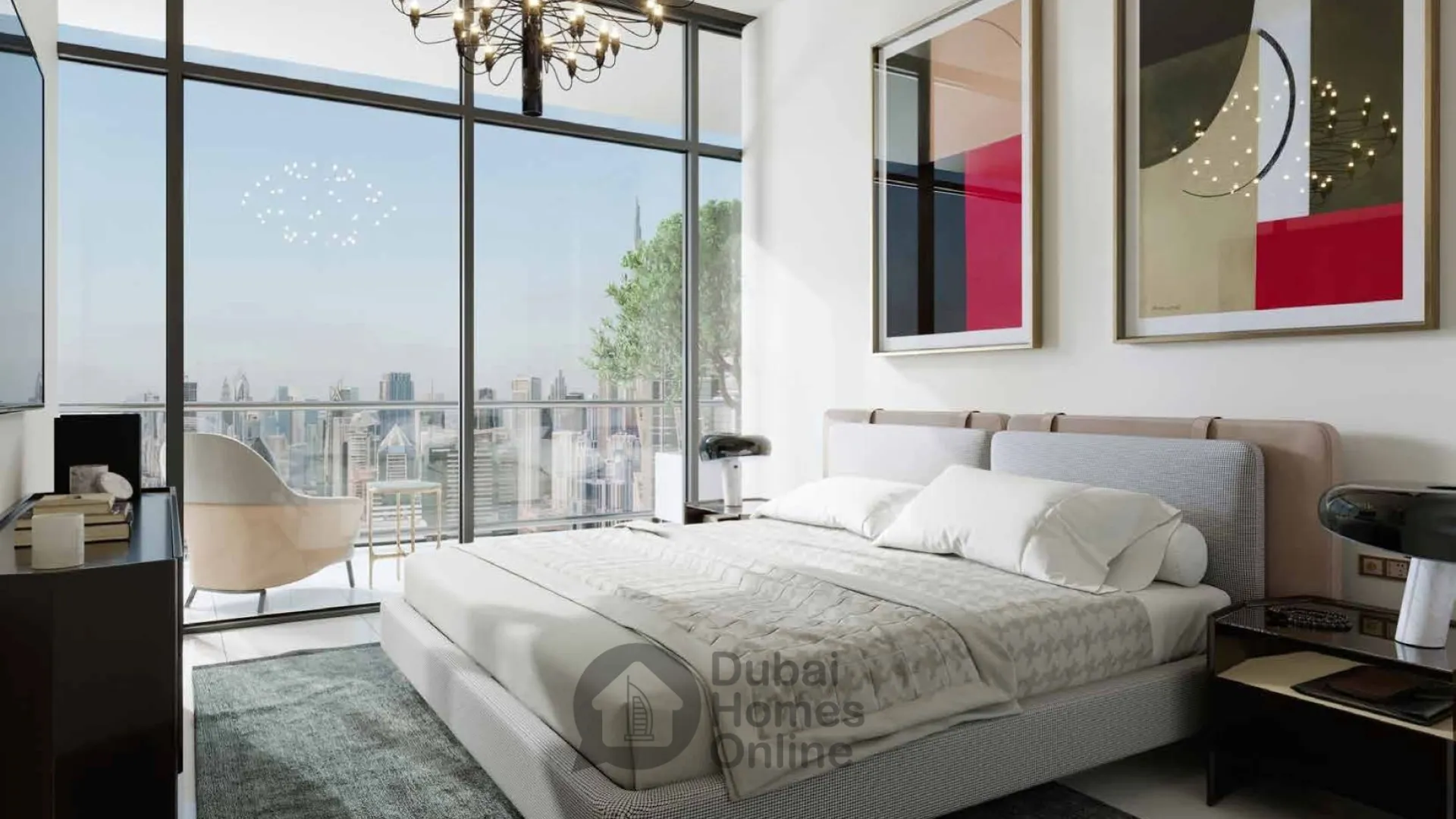 شقق برج الحبتور للبيع في شارع الشيخ زايد في دبي