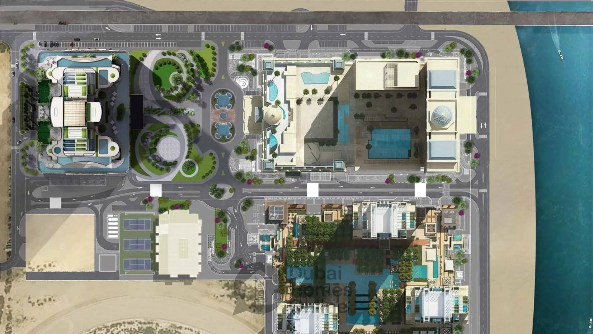 شقق برج الحبتور للبيع في شارع الشيخ زايد في دبي