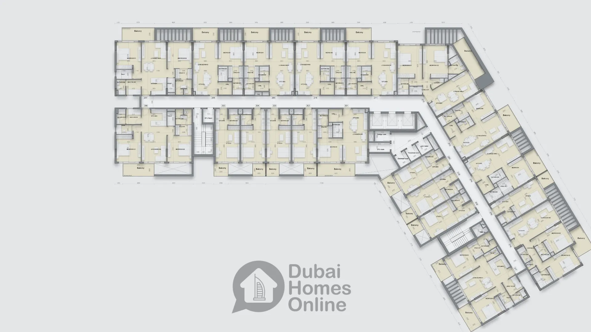 Serene Gardens Apartments for sale by Prescott At Al Furjan in Dubai