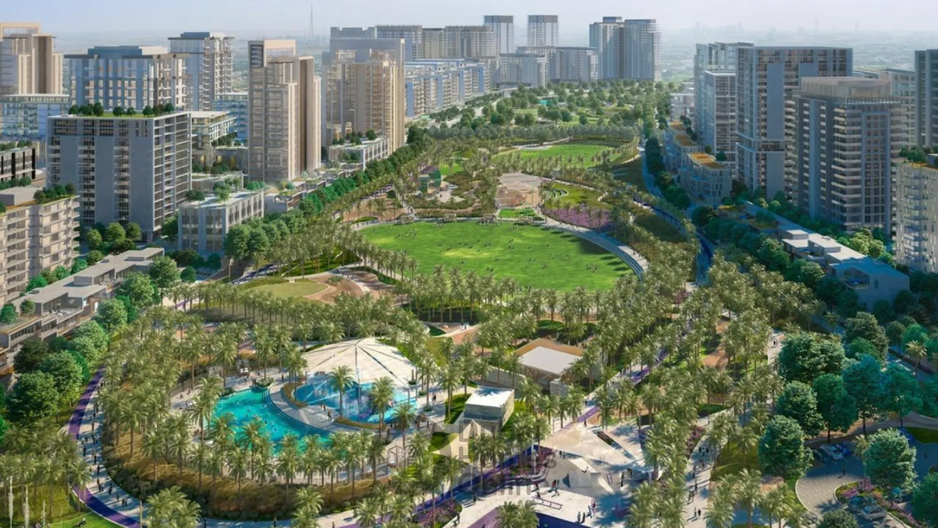 مشروع شقق جولف ريزيدنس للبيع من فورتيمو في دبي هيلز استيت