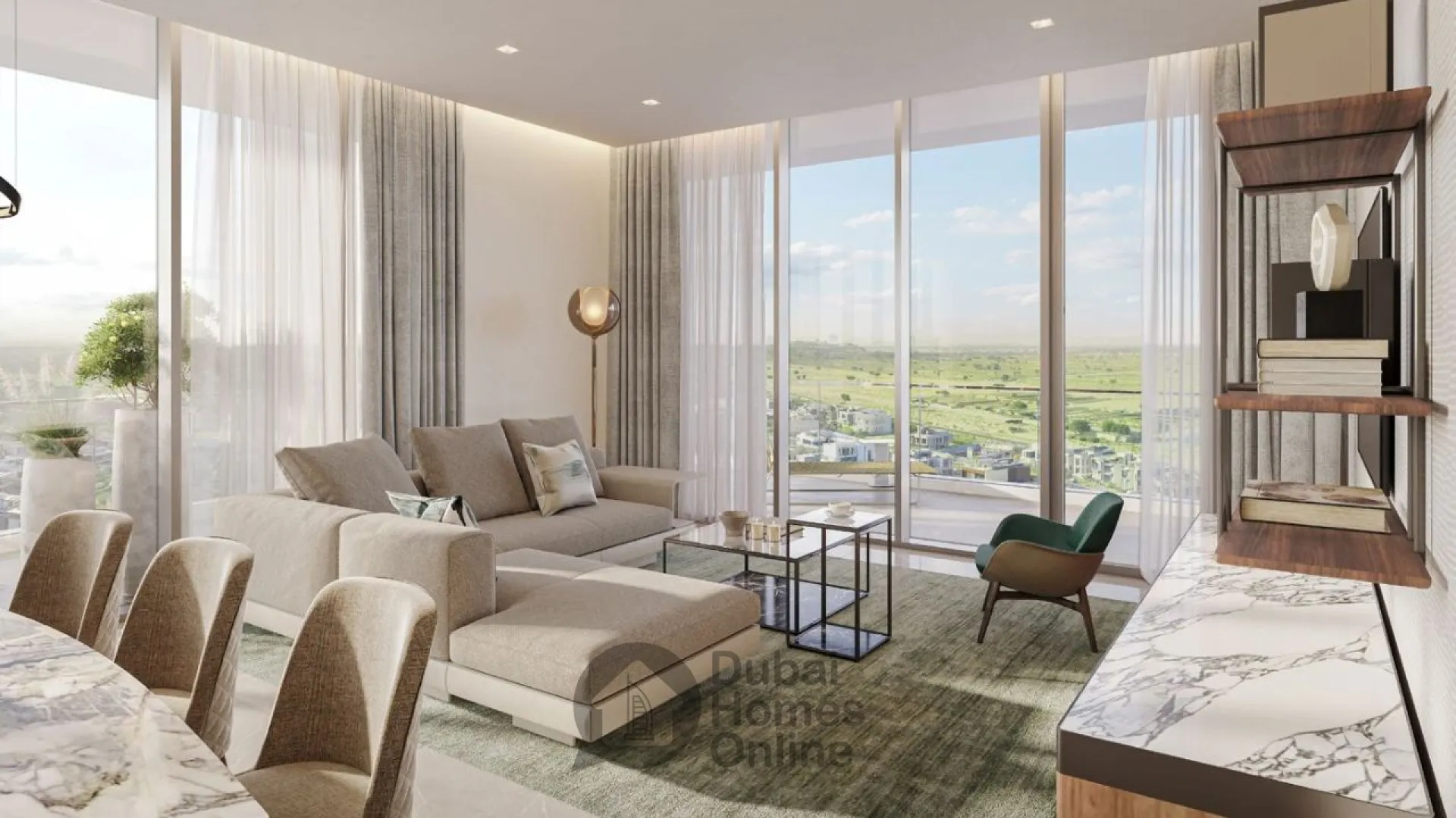 مشروع شقق جولف ريزيدنس للبيع من فورتيمو في دبي هيلز استيت