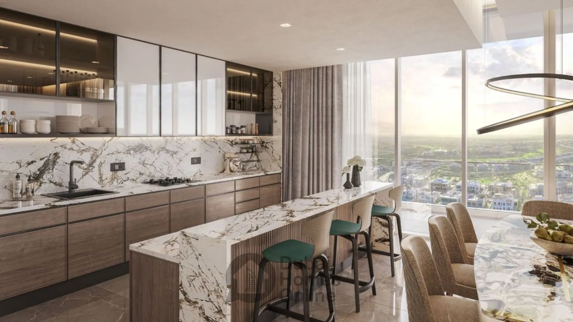 مشروع شقق جولف ريزيدنس للبيع من فورتيمو في دبي هيلز استيت