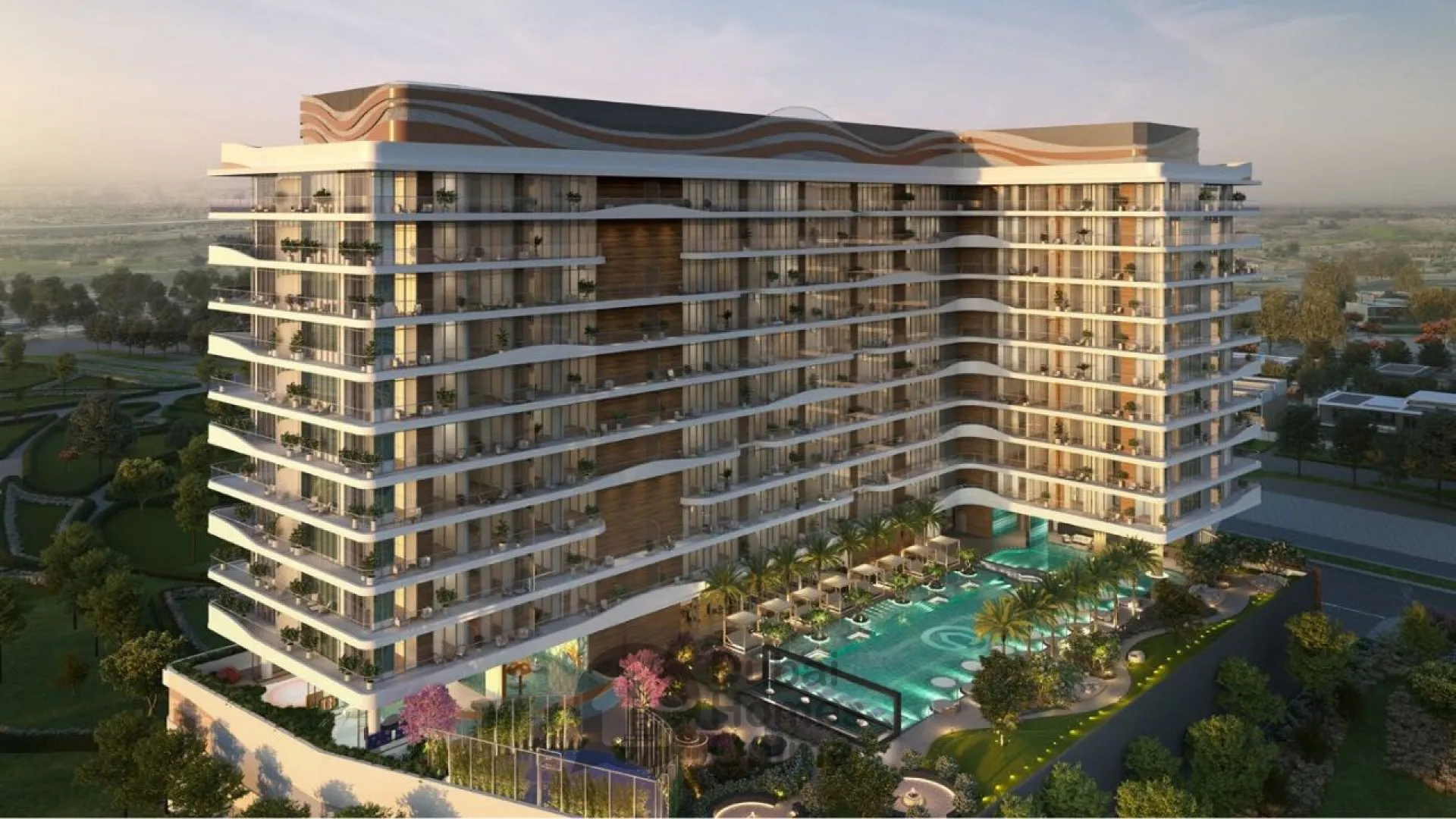مشروع شقق جولف ريزيدنس للبيع من فورتيمو في دبي هيلز استيت