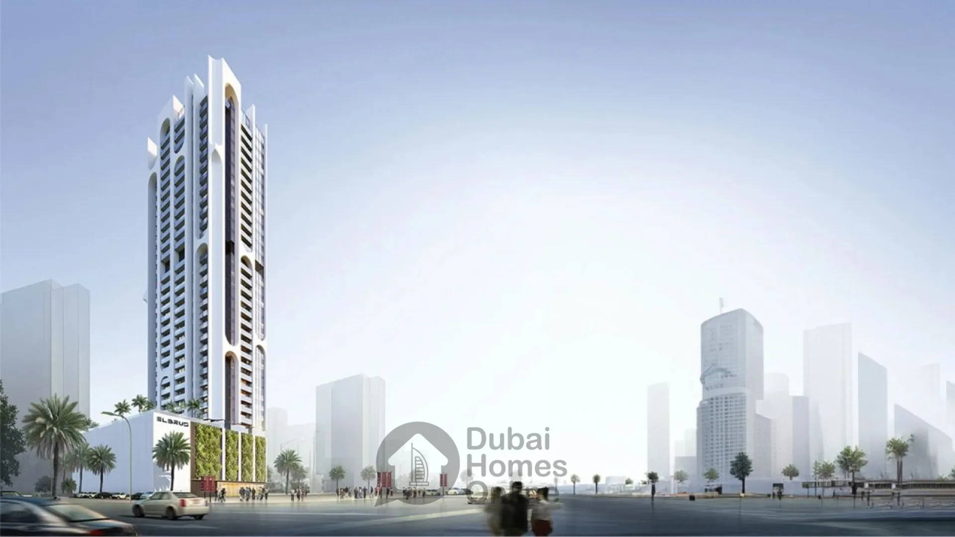 مشروع شقق برج إلبروس للبيع من تايجر في منطقة مثلث قرية جميرا في دبي