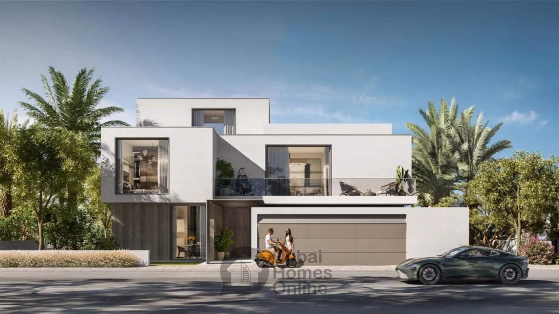 مشروع فلل بالميرا للبيع من إعمار العقارية في منطقة الواحة في دبي