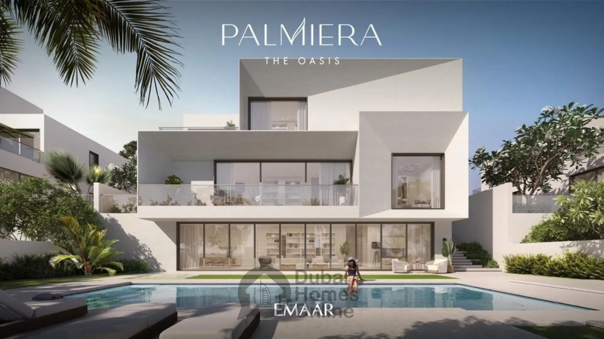 مشروع فلل بالميرا للبيع من إعمار العقارية في منطقة الواحة في دبي