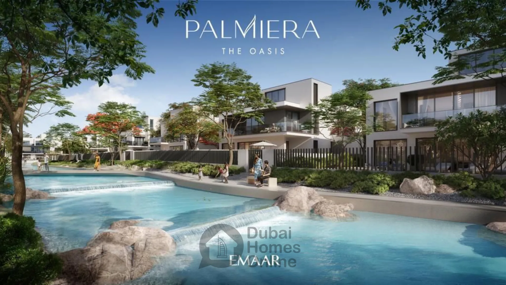 مشروع فلل بالميرا للبيع من إعمار العقارية في منطقة الواحة في دبي