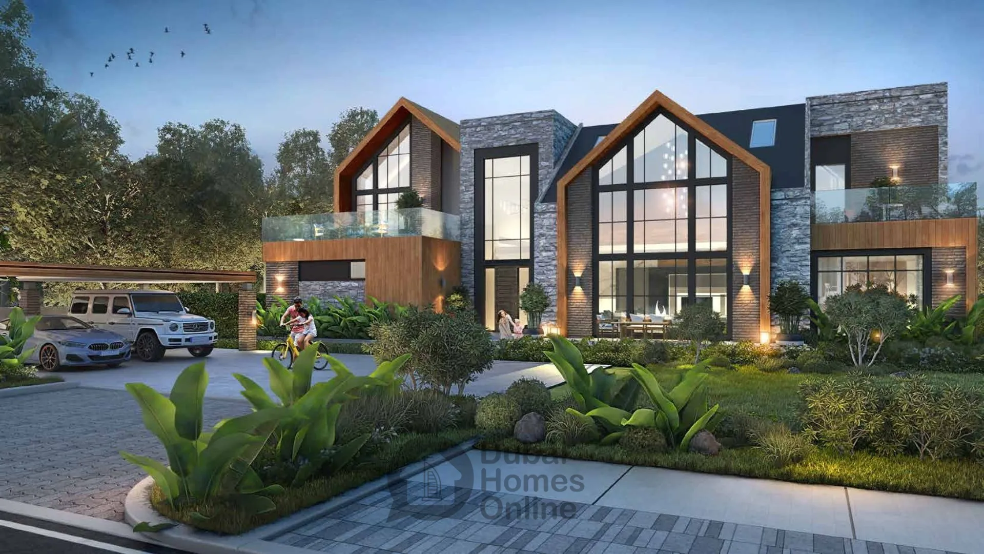 مشروع فلل ذا فارم هاوس للبيع من داماك العقارية في داماك هيلز 2 في دبي