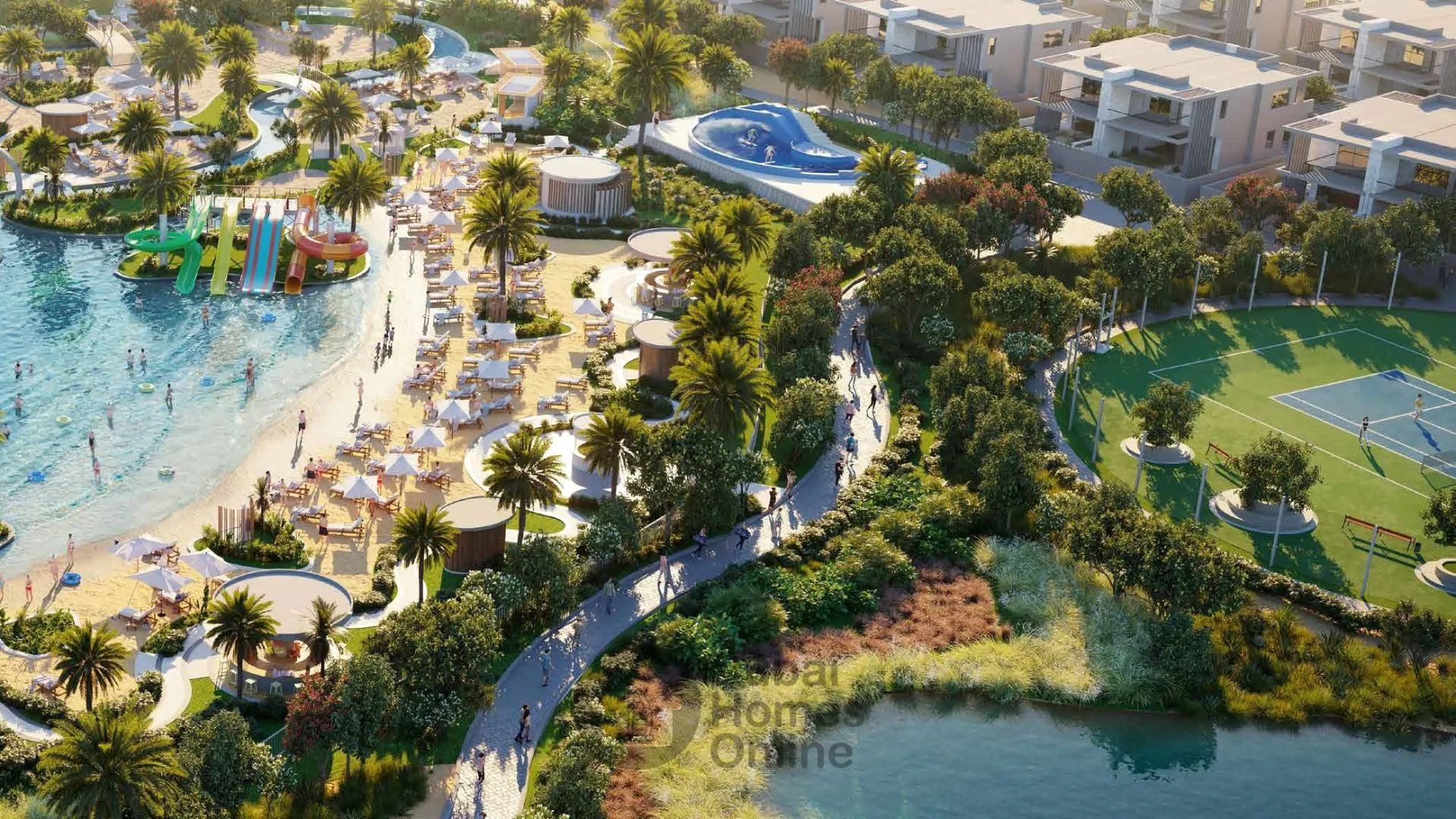 مشروع فلل ذا فارم هاوس للبيع من داماك العقارية في داماك هيلز 2 في دبي