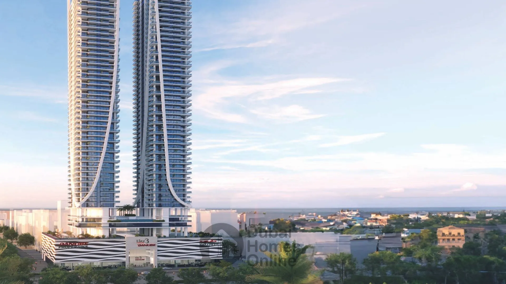 خرید خانه در پروژه مسکونی آپارتمان های دانوب الیتز 3 در منطقه جی وی سی دبی